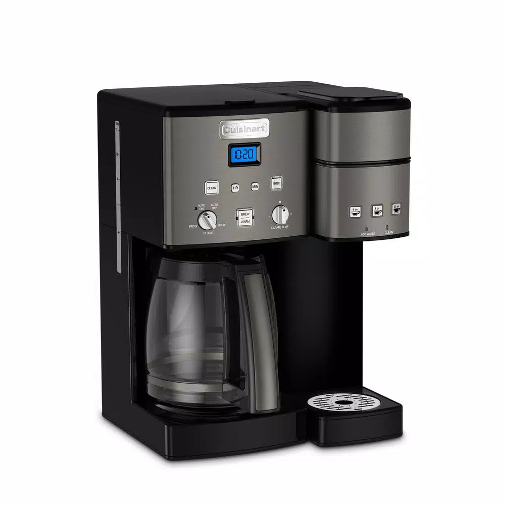 Cuisinart Coffee Center 12-Cup Coffee Maker and Single Serve Brewer, Black Stainless Steel
