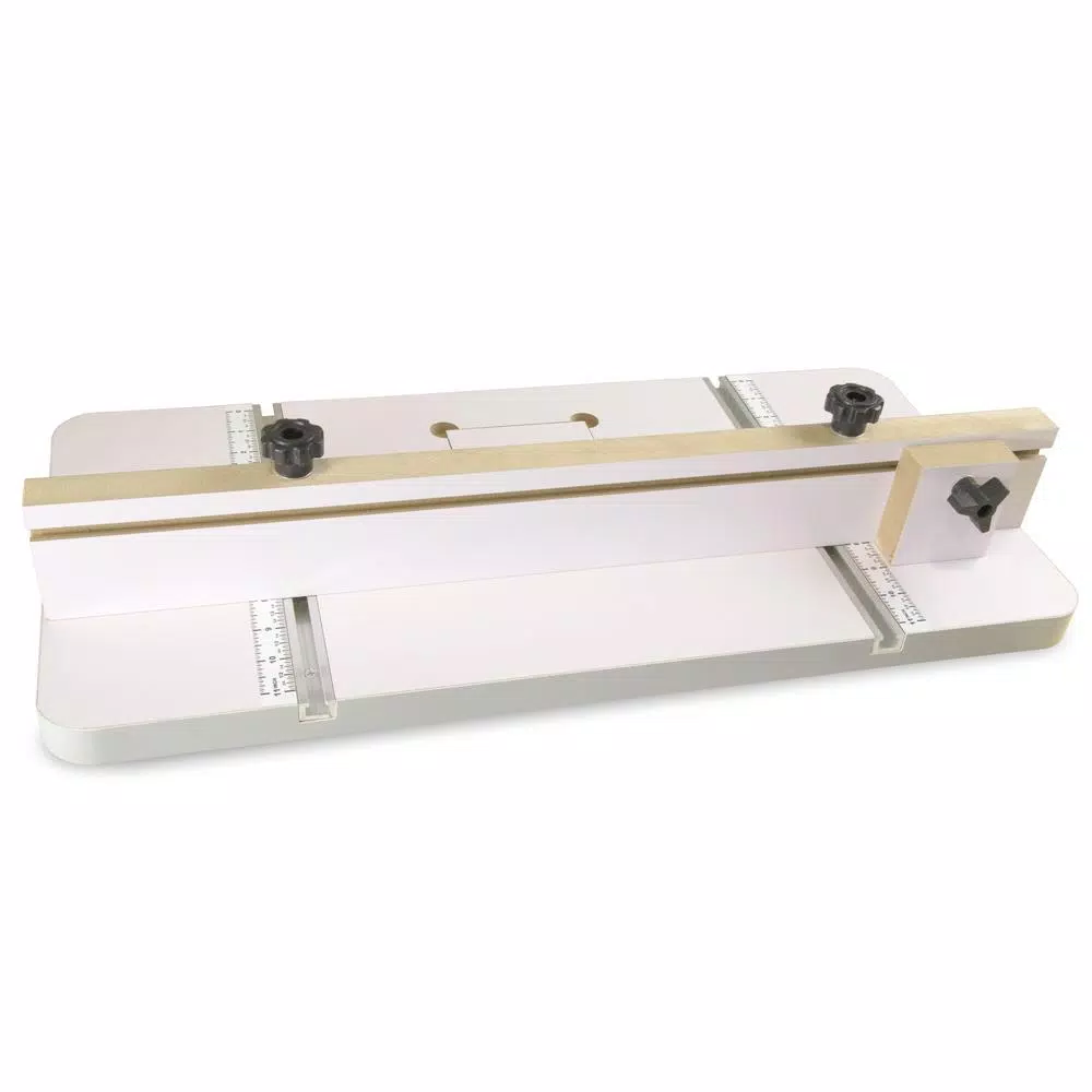 WEN 24 in. x 12 in. Drill Press Table with Adjustable Fence and Stop Block