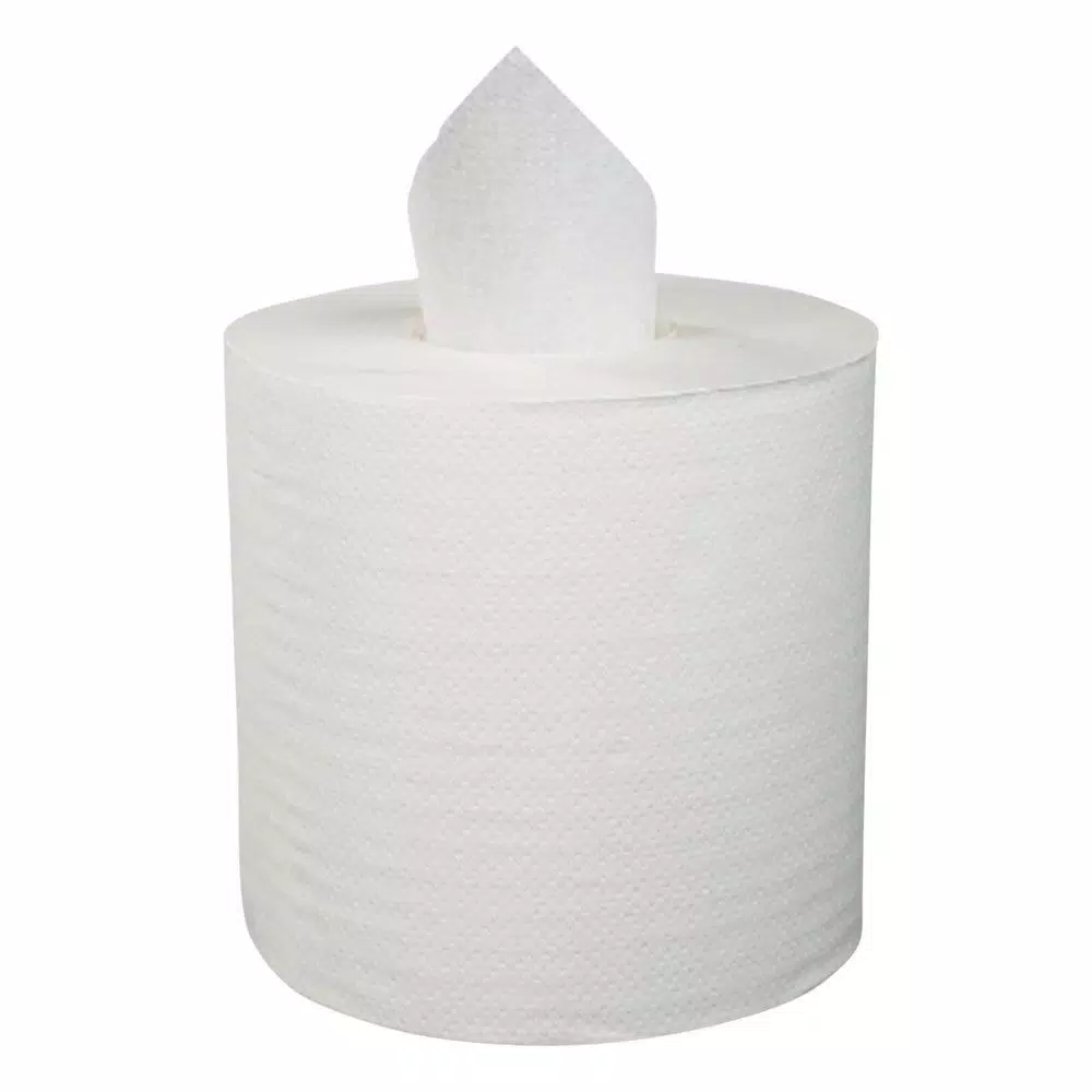 Boardwalk White 2-Ply Center-Pull Roll Towels, 10 in. W, 600 Sheets per Roll, 6 Rolls per Carton