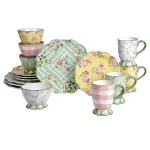 Certified International English Garden 16-Piece Earthenware Dinnerware Set, Service for 4 thumbnail 1