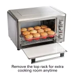 Hamilton Beach Stainless Steel Countertop Toaster Oven with Convection and Rotisserie thumbnail 2