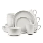 STONE LAIN 32-Piece Snow White Stoneware Dinnerware Set, Service for 8 thumbnail 1