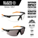 Klein Tools Safety Glasses, Clear Polycarbonate Lens, Anti-Fog & Scratch Resistant, 2-Pack thumbnail 2