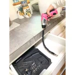 Apollo Tools 3.6V Lithium-Ion Cordless Electric Screwdriver with 45-Piece Accessory Set, Pink thumbnail 6