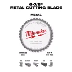 Milwaukee 6-7/8 in. 36T Carbide Metal Cutting Circular Saw Blade thumbnail 4