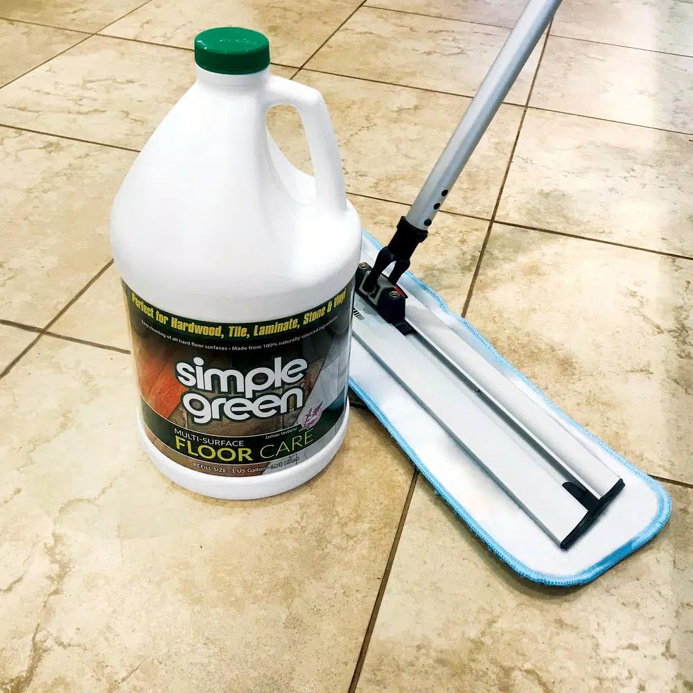 Simple Green Multi-Surface Floor Care Cleaner, Lemon Verbena, 128 oz.