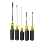 Klein Tools 5-Piece Cushion-Grip Screwdriver Set, Tempered Steel thumbnail 5