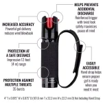 Sabre Red Runner Pepper Spray with Adjustable Hand Strap - Police Strength Gel thumbnail 2