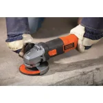 BLACK+DECKER BDEG400 4.5-in. 6.5 Amp Corded Angle Grinder, 10,000 RPM thumbnail 4