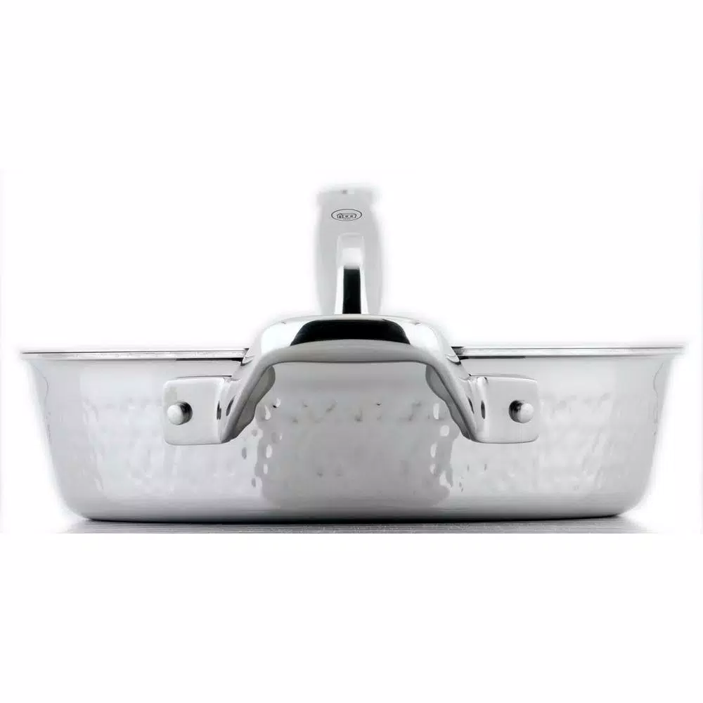 1829 Carl Schmidt Sohn STERN 2.1 qt. Hammered Stainless Steel Saute Pan with Lid
