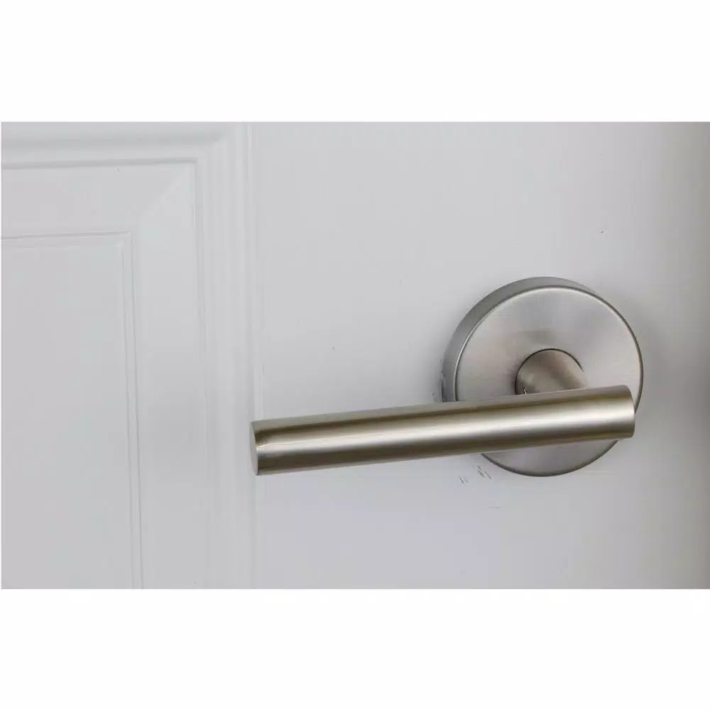Design House Eastport Satin Nickel Passage Door Lever - Interior Hall/Closet
