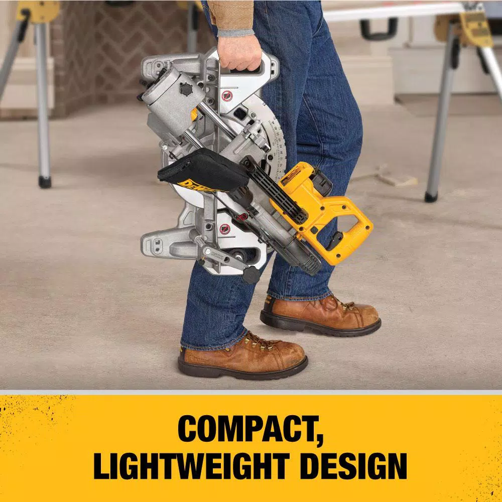 DEWALT 20V MAX Cordless 7-1/4 in. Miter Saw and Compact Router Combo Kit