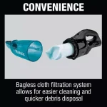 Makita 18V LXT Brushless Cordless Vacuum (Tool-Only) thumbnail 10