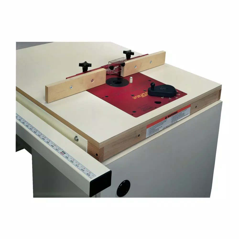 JET XACTA-Lift Router Lift with Deluxe Fence and Anodized Aluminum Plate