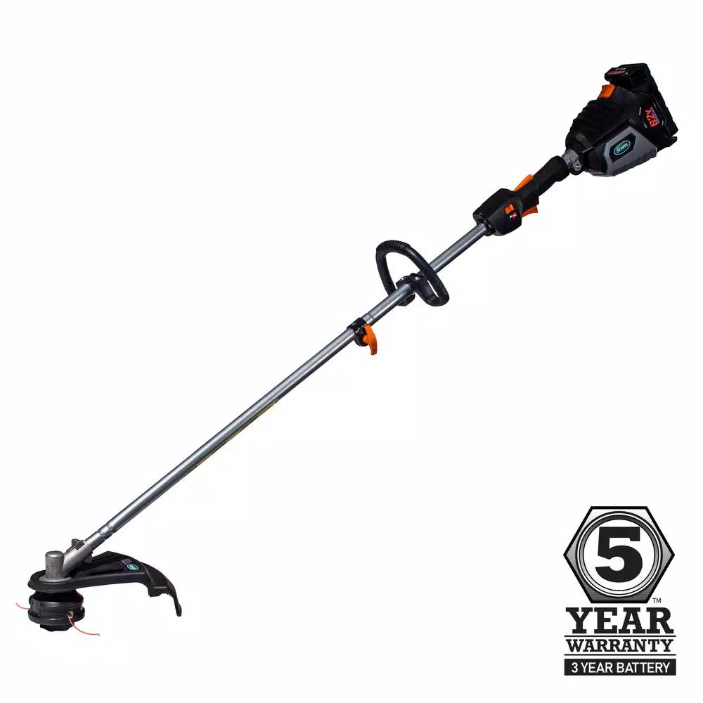 Scotts 62V Lithium-Ion Cordless String Trimmer with 2.5 Ah Battery and Charger, 15 in. Cutting Width