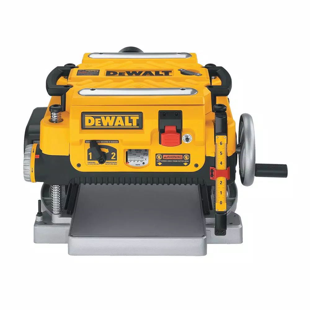 DEWALT 13 in. Heavy-Duty 2-Speed Thickness Planer with Stand and Tables