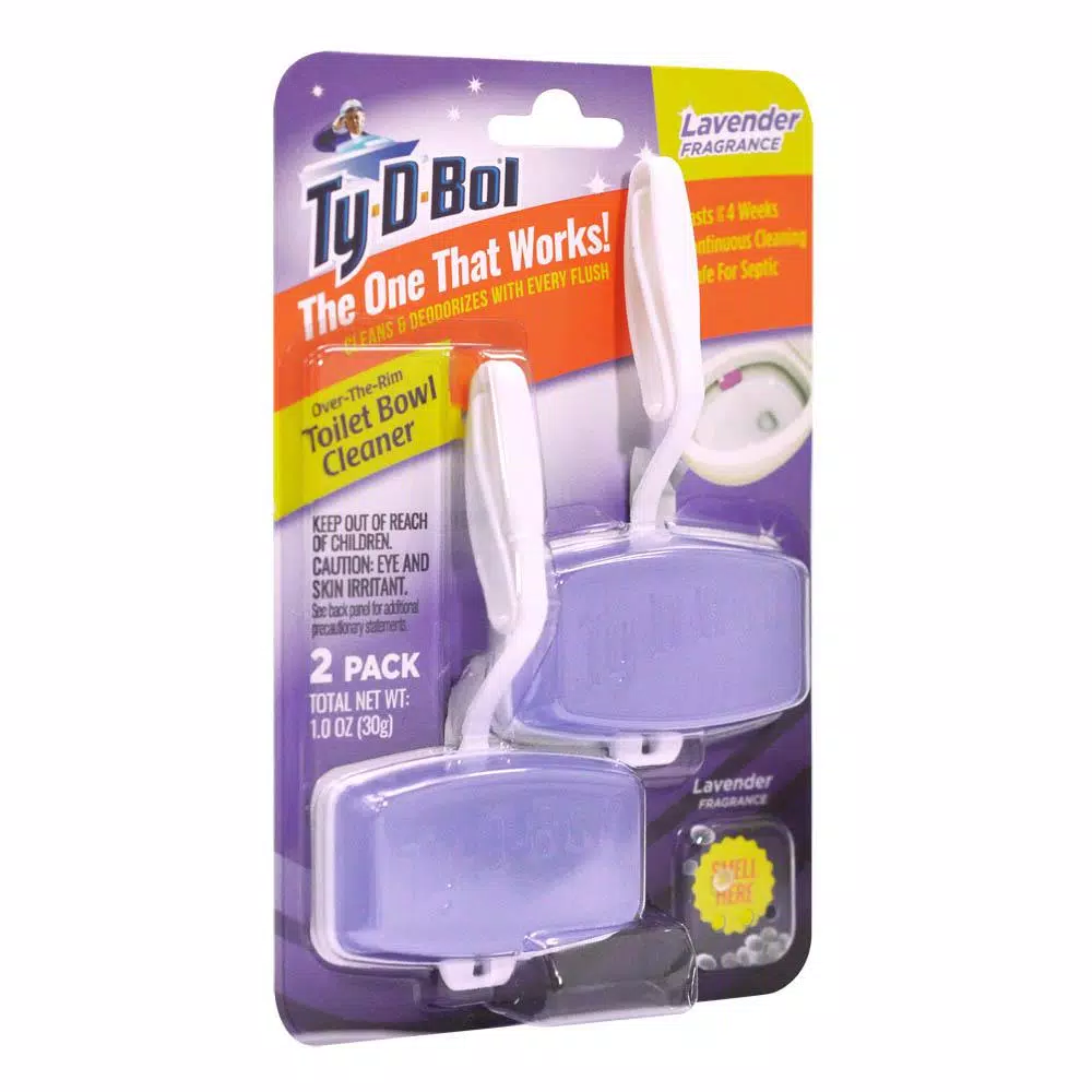 Ty-D-Bol 1 That Works Lavender Fragrance Toilet Bowl Cleaning Gel (6-Pack)