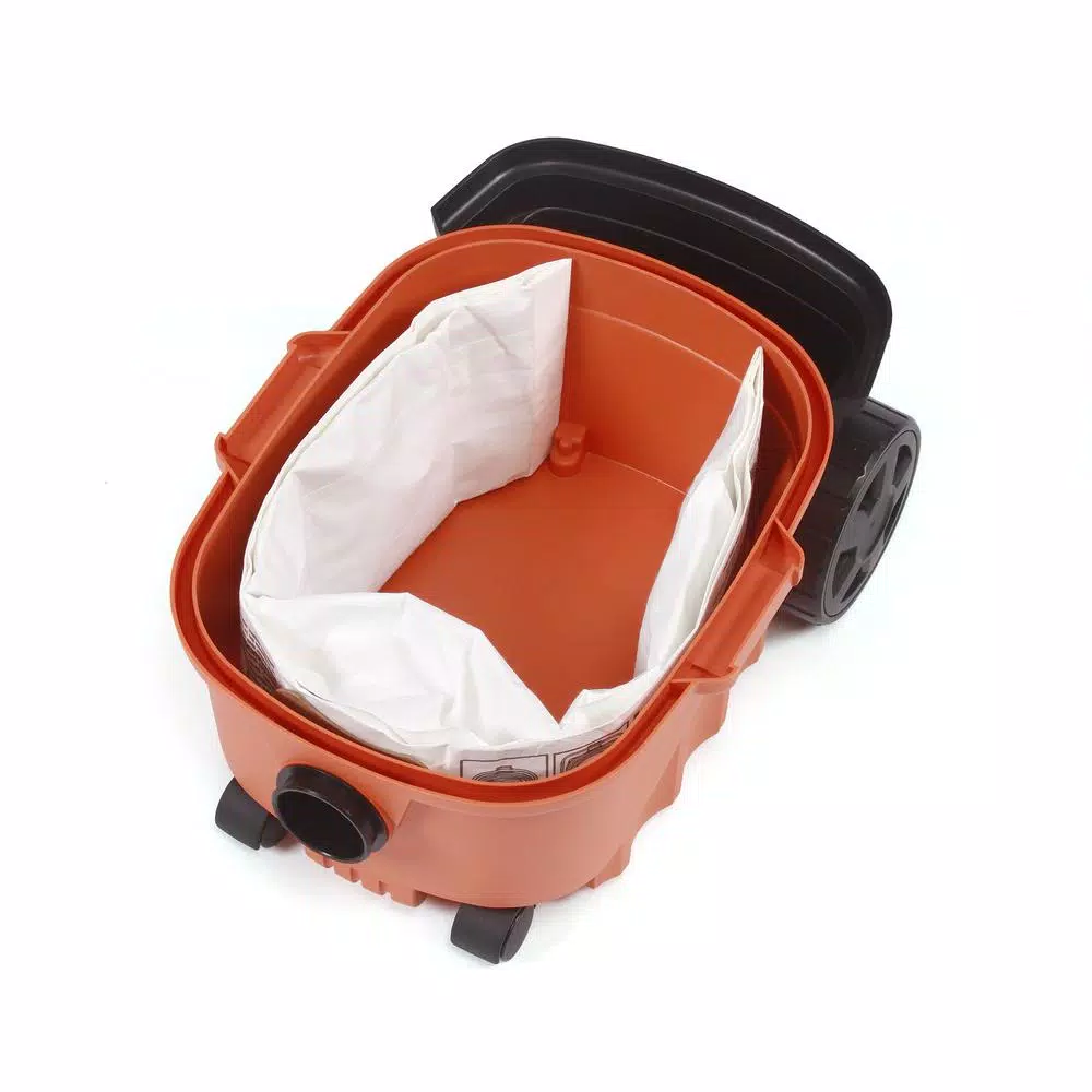 RIDGID 4 Gal. 5.0-Peak HP Portable Wet/Dry Shop Vacuum with Hose and Accessories