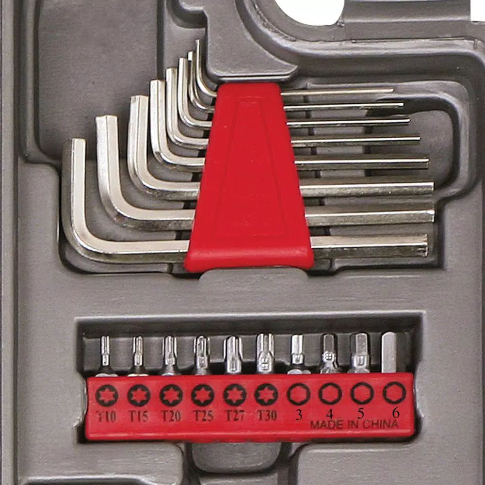 Apollo 53-Piece Home Tool Kit with Blow Molded Carrying Case
