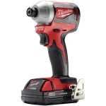 Milwaukee M18 18V Compact Brushless 1/4 in. Hex Impact Driver Kit with 2.0 Ah Battery, Charger & Tool Bag thumbnail 13