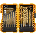 DEWALT 21-Piece Titanium Pilot Point Twist Drill Bit Set thumbnail 1