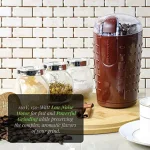 Ovente 2.5 oz. Electric Coffee Grinder with Stainless Steel Blades and Transparent Lid, Brown thumbnail 10