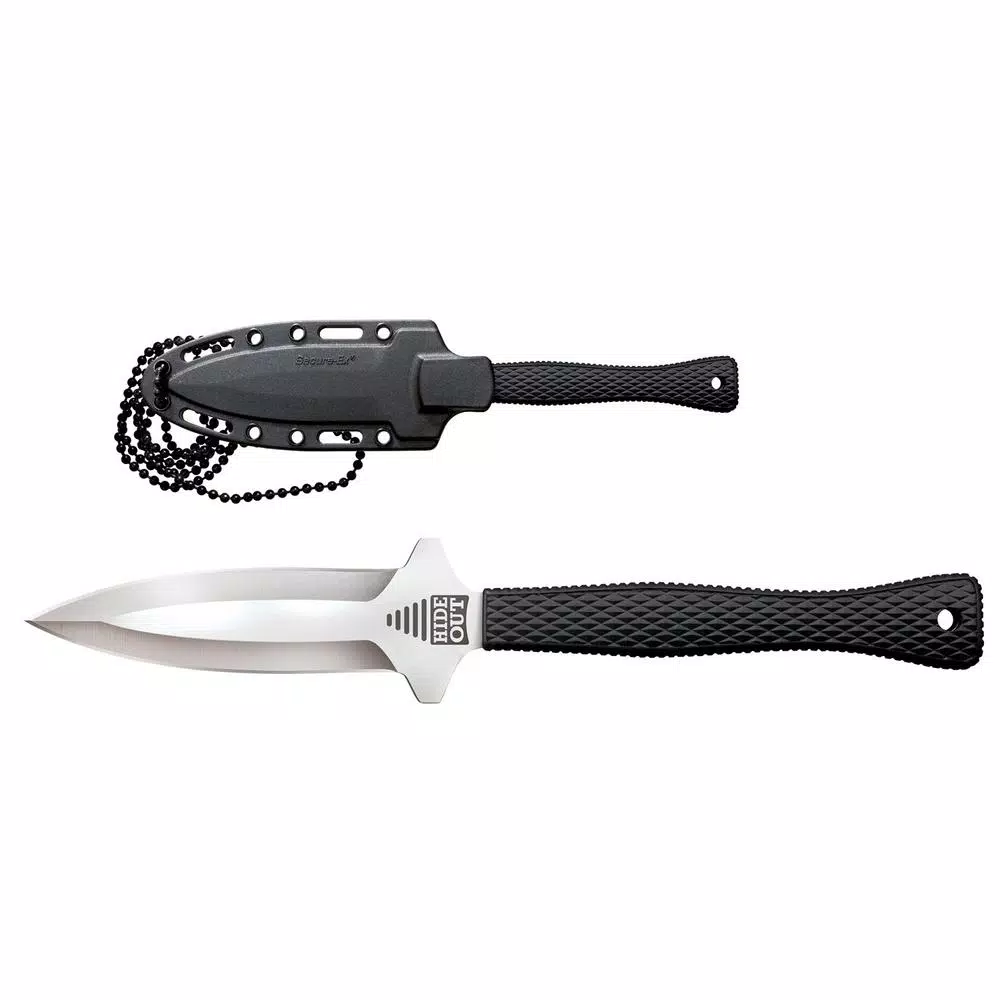 Cold Steel Hide Out 3 in. Neck Fixed Blade Knife with Secure-Ex Sheath