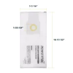 POWERTEC HEPA Replacement Vacuum Bags for Kenmore O-Style Upright Vacuums, 6-Ply Cloth (3-Pack) thumbnail 4