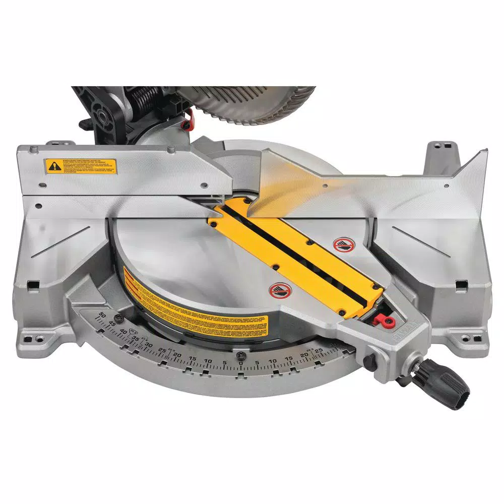 DEWALT 12 in. 15 Amp Corded Single Bevel Compound Miter Saw with Heavy-Duty Work Stand