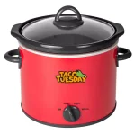 Taco Tuesday 4 Qt. Slow Cooker with Cool-Touch Handles, Red thumbnail 1