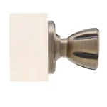 Weslock Antique Brass Half-Dummy Eleganti Door Knob - Interior Privacy Pull thumbnail 3
