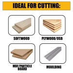 DEWALT FLEXVOLT 12 in. 60-Teeth Carbide-Tipped Miter Saw Blade thumbnail 2