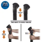 RIDGID 2-1/2 in. Locking Round Dusting Brush for Wet/Dry Vacuums thumbnail 4