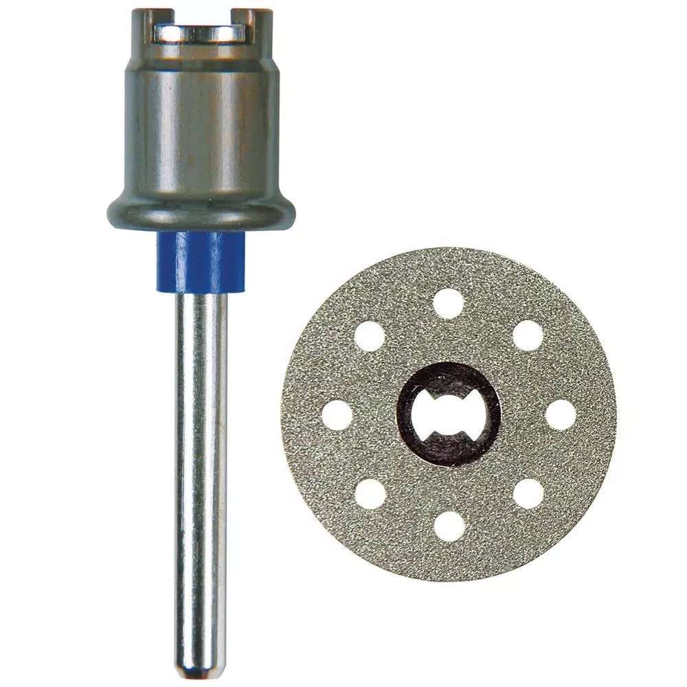 Dremel EZ Lock Rotary Tool Diamond Tile Cutting Wheel with 1-1/2 in. Mandrel