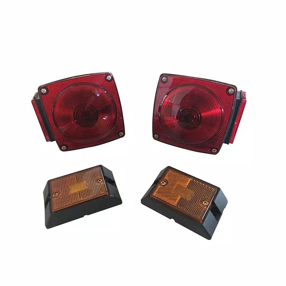 MaxxHaul 12V Incandescent Trailer Light Kit for Trailers Under 80 in. - DOT Compliant