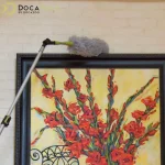 DocaPole Microfiber Feather Duster & 6-24 ft. Telescopic Extension Pole High Reach Cleaning Kit thumbnail 4