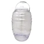 LavoHome 5 Gal. Vitrolero Large Plastic Beverage Dispenser with Lid - 20 L Capacity thumbnail 1