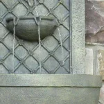 Sunnydaze Decor Rosette Resin French Limestone Solar Outdoor Wall Fountain thumbnail 3