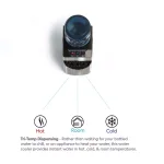 Brio Essential Series Top Loading Water Cooler Dispenser, Tri-Temp Hot, Cold & Room Temp, Stainless Steel thumbnail 4
