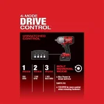 Milwaukee M18 FUEL 1/2 in. High Torque Impact Wrench with Pin Detent (Tool-Only) thumbnail 6