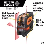 Klein Tools Self-Leveling Cross-Line Laser Level with Plumb Spot thumbnail 2