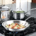 Calphalon 10-Piece Tri-Ply Stainless Steel Cookware Set with Lids thumbnail 4