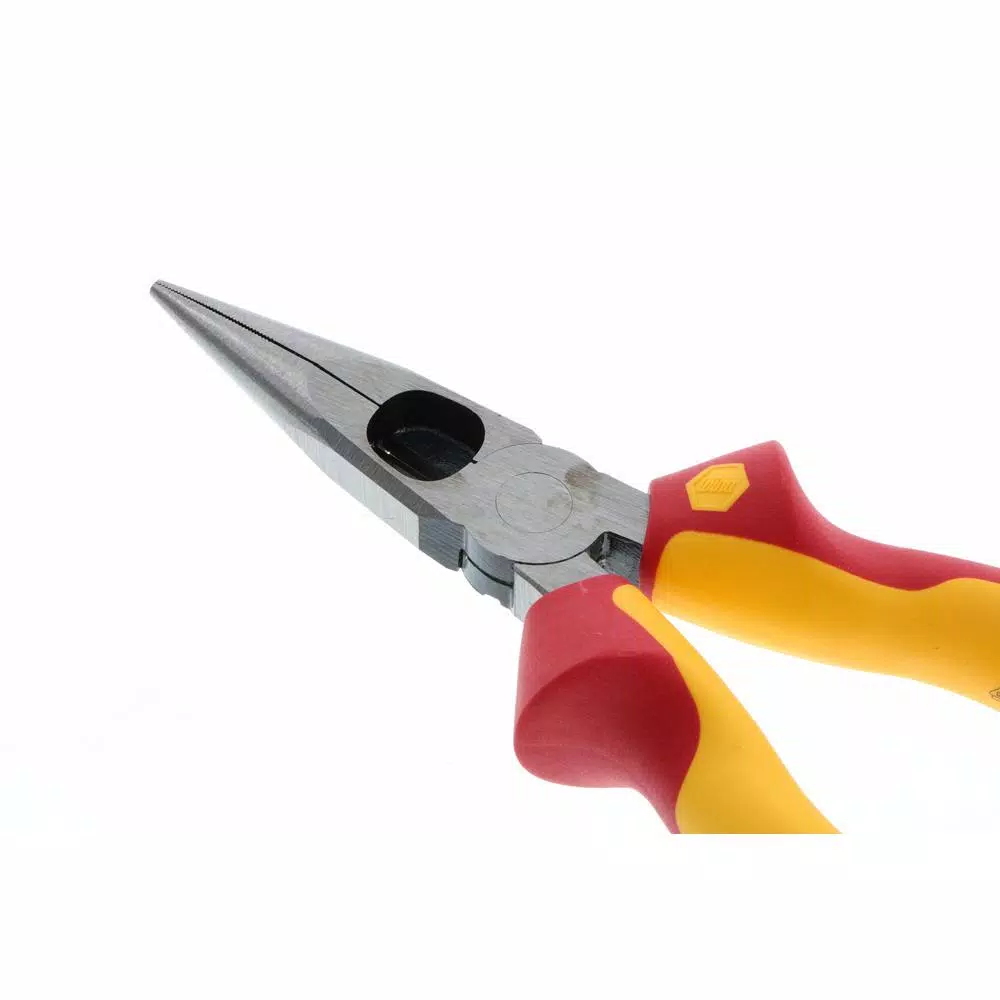 Wiha Insulated Industrial Long Nose Pliers, 1000V AC Rated