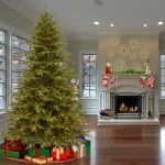 National Tree Company 7.5 ft. Monterey Fir Artificial Christmas Tree with 800 Clear Lights and Feel Real Branch Tips thumbnail 2