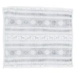 Lavish Home Snow Flakes Fleece Sherpa Throw Blanket, Gray thumbnail 4