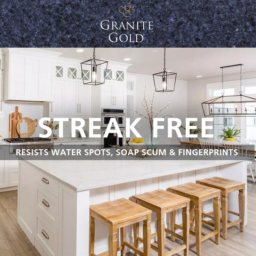 Granite Gold Quartz Brite Quartz Surface Cleaner and Polish, 24 oz