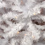 National Tree Company 7 ft. North Valley White Spruce Artificial Christmas Tree with 550 Clear Lights and Glitter thumbnail 3