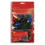 Brite Star 35-Light Multi-Color C6 LED Battery-Operated String Lights, Set of 2 thumbnail 2
