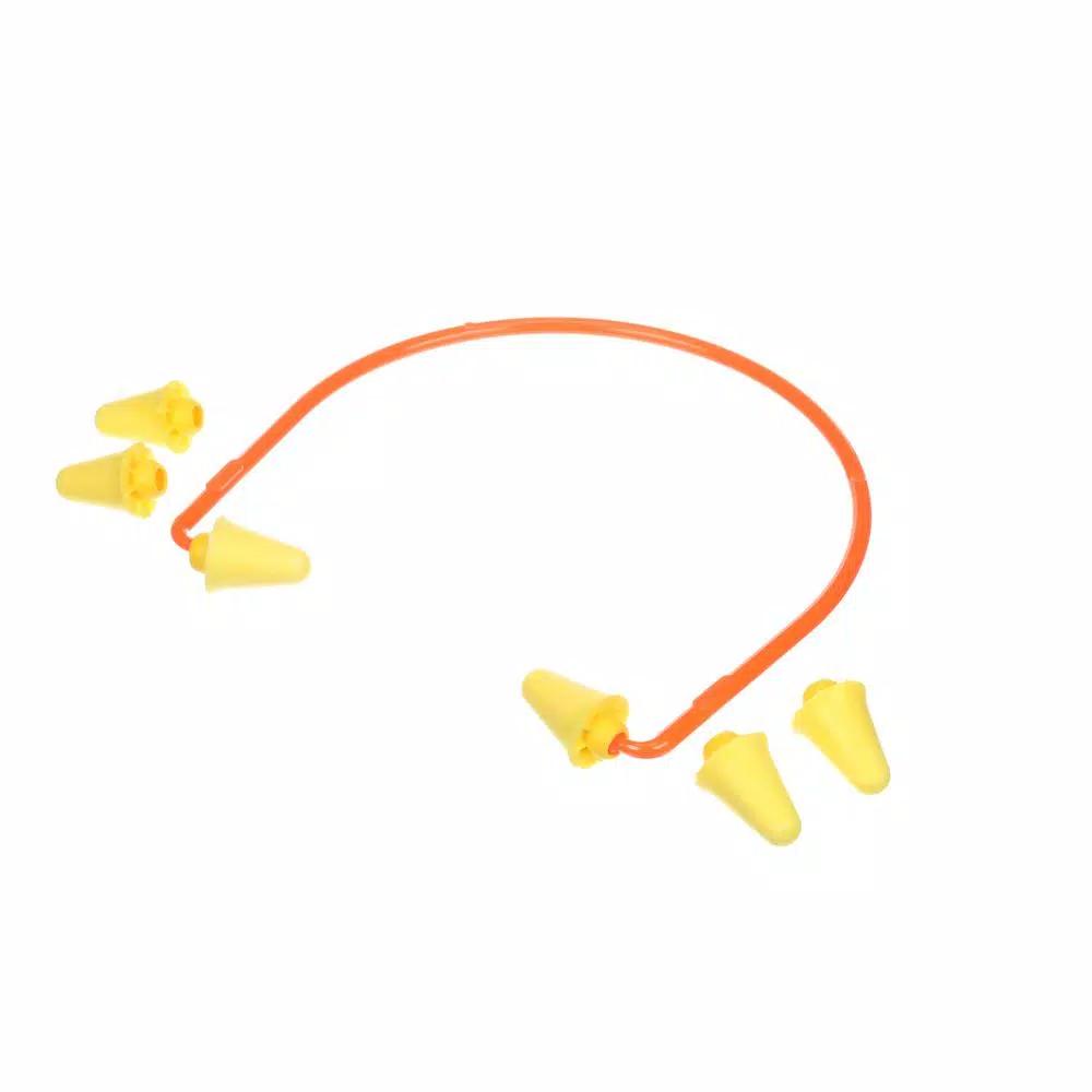 3M Peltor Sport Banded Hearing Protectors, Yellow/Orange, NRR 28 dB (Case of 10)