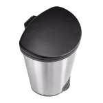 HDX 13.2 Gallon Stainless Steel Toe Tap Sensor Trash Can, Hands-Free Automatic Lid thumbnail 2